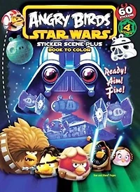 Angry Birds Star Wars Scene Plus Book to Color