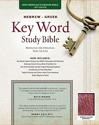 The Hebrew-Greek Key Word Study Bible: NASB-77 Edition, Burgundy Bonded Leather Thumb-Indexed