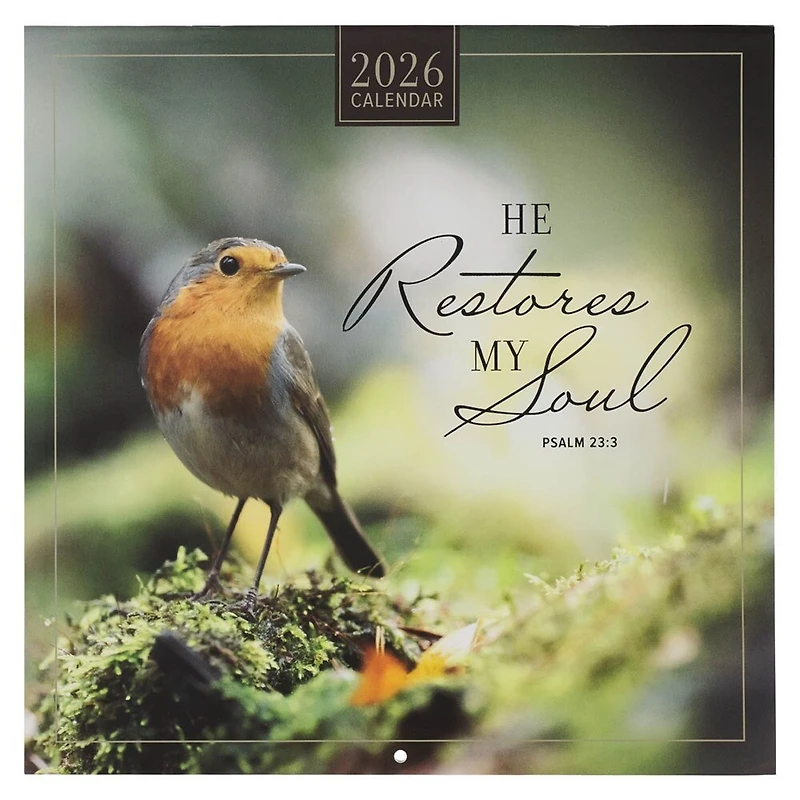 2026 Calendar Lg Restore my Soul