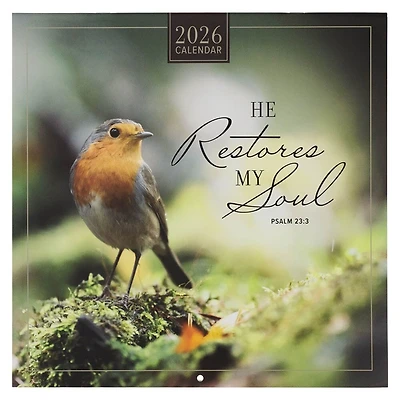 2026 Calendar Lg Restore my Soul