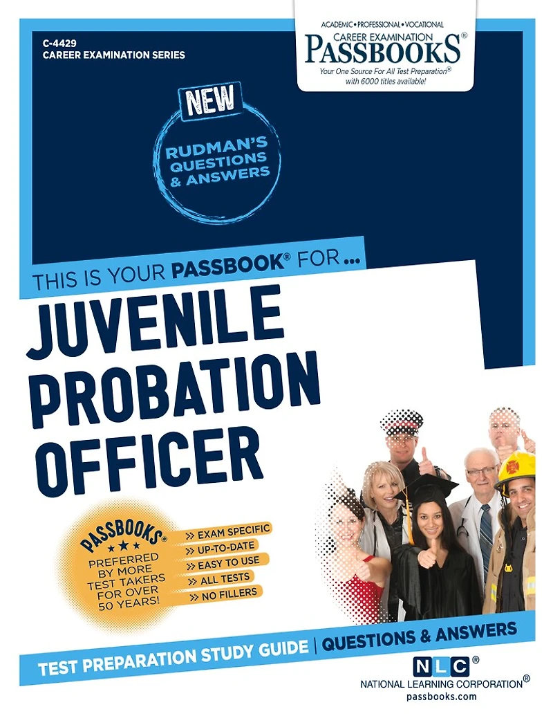 Juvenile Probation Officer (C-4429): Passbooks Study Guide