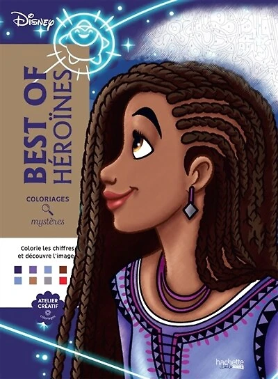 Coloriages mystères Disney Best of Héroïnes: Best of Héroïnes
