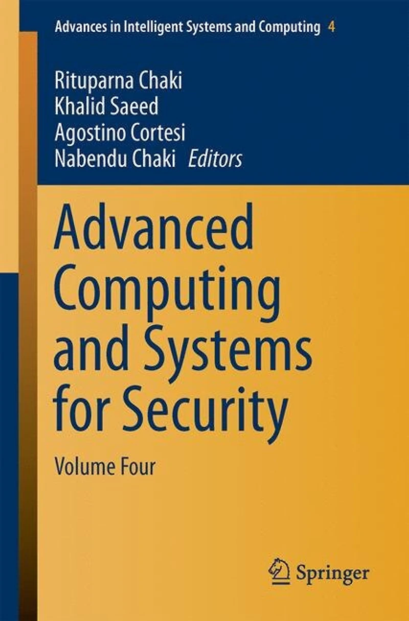 Advanced Computing And Systems For Security: Volume Four