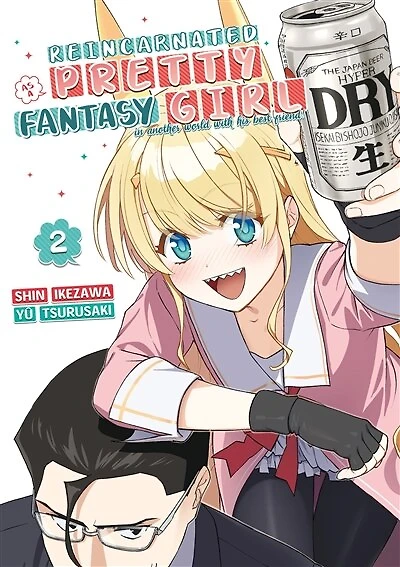 Reincarnated as a pretty fantasy girl : in another world with his best friend!, Vol. 2