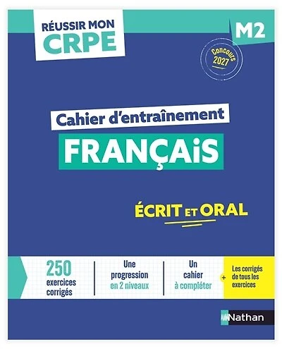 Français: cahier d'entraînement M2