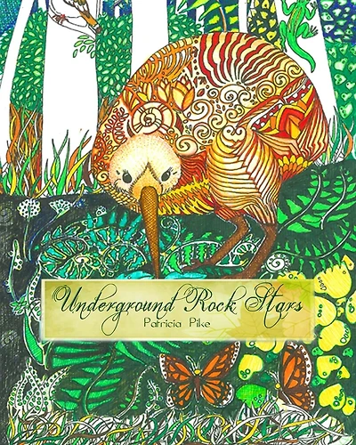 Underground Rock Stars: Adult colouring book