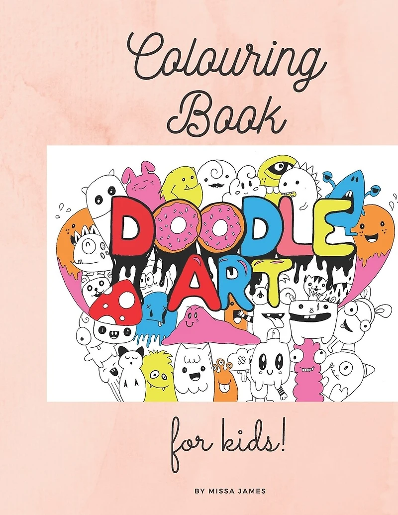Colouring Book for kids: Doodle Art