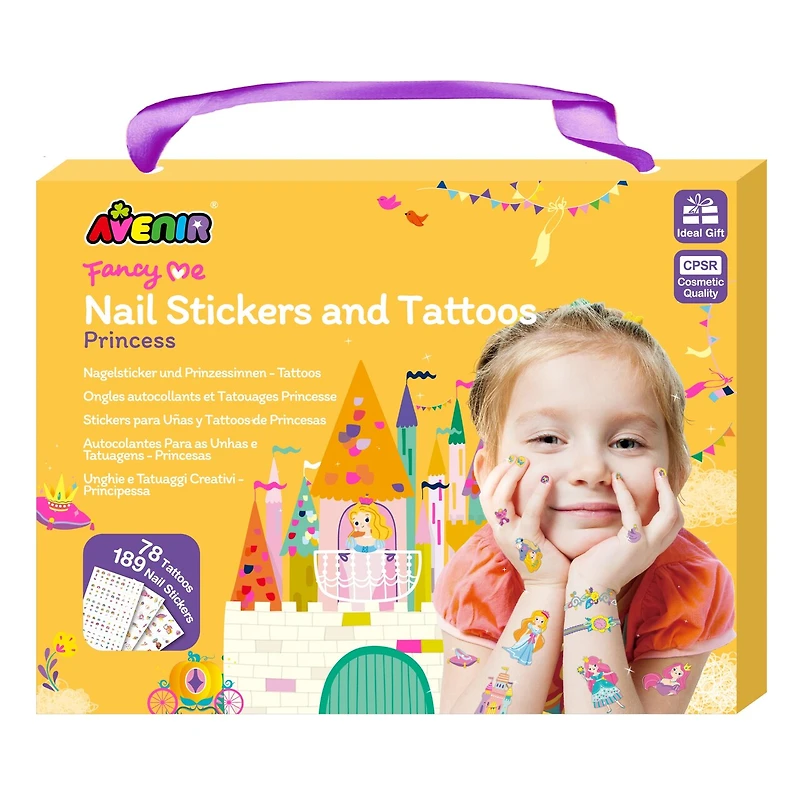 Nail Sticker & Tattoo - Princess
