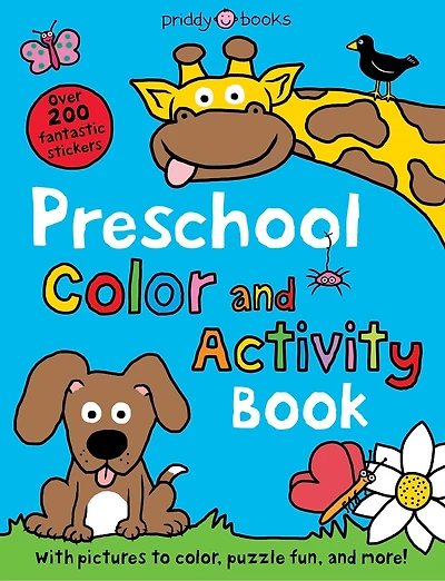 Preschool Color and Activity Book: With Pictures to Color, Puzzle Fun, and More!