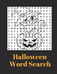Halloween Word Search: Large Print Word Search Puzzles for Adults and Teens