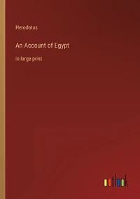 An Account of Egypt: in large print