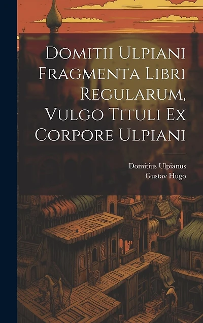 Domitii Ulpiani Fragmenta Libri Regularum, Vulgo Tituli Ex Corpore Ulpiani