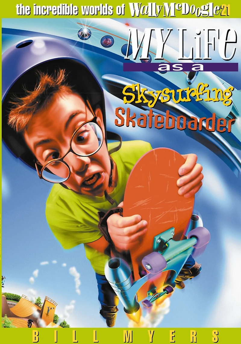 Sky Surfing Skateboarder