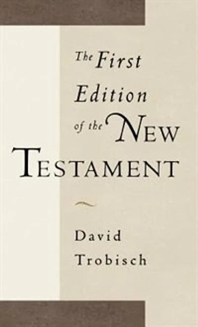 the First Edition of New Testament