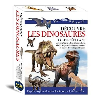 Découvre les dinosaures: coffret éducatif