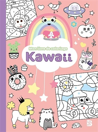 Kawaii: mon livre de coloriage