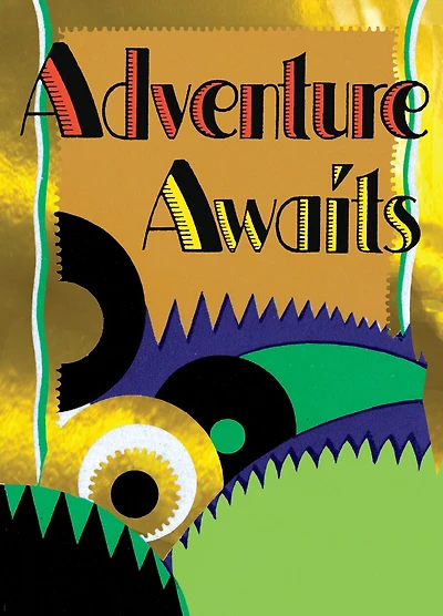 Adventure Awaits. 6 cards, individually bagged with envelopes, plus header.