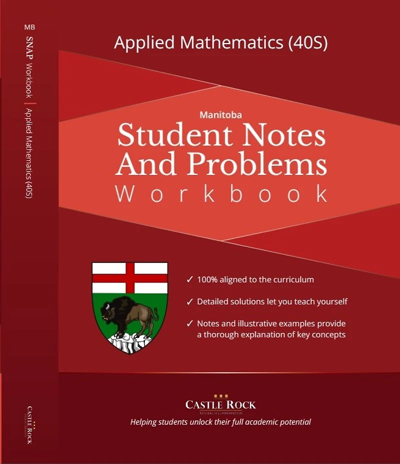 Applied Mathematics 40S (Manitoba): Student Notes And Problems Workbook