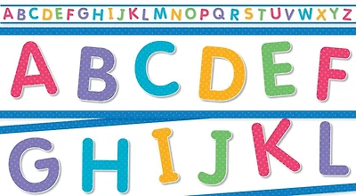 ABC Border Mini Bulletin Board
