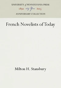 French Novelists of Today