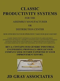 Classic Productivity Systems for the Assembly Manufacturer or Distribution Center: How Efficient is Your Operation? Take our Quiz and See!
