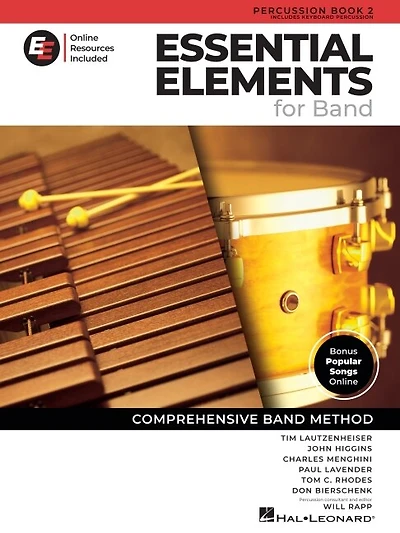 Essential Elements for Band - Percussion/Keyboard Percussion Book 2 with EEi