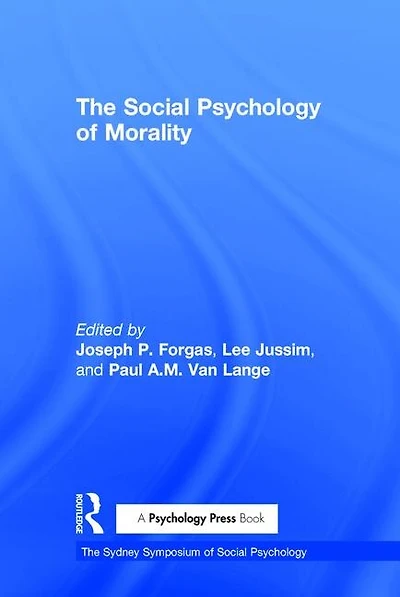 The Social Psychology of Morality