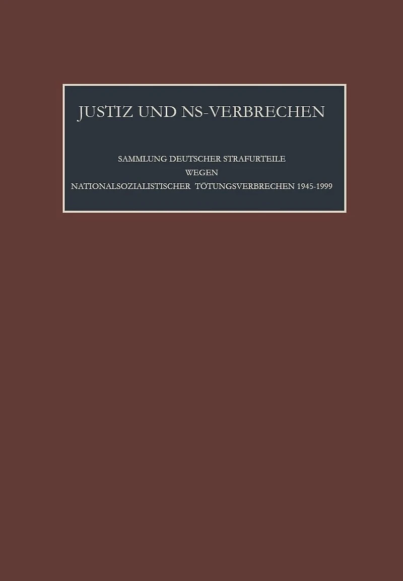 Die vom 25.5.1984 bis zum 5.10.1985 ergangenen Strafurteile. Lfd. Nr. 892-898