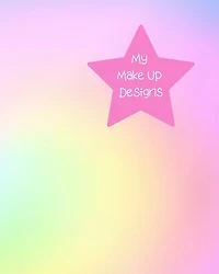 My Make Up Designs: Book of face chart templates for make up artist designers creations. Perfect for teens, students & professionals. Multi colour pastel shades design