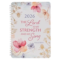 2026 Spiral Weekly Planner The Lord is my Strength