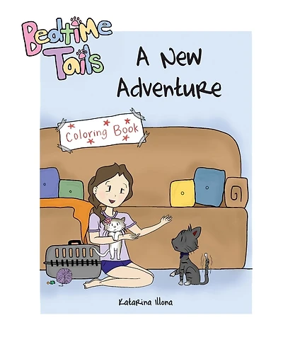 Bedtime Tails: A New Adventure Coloring Book