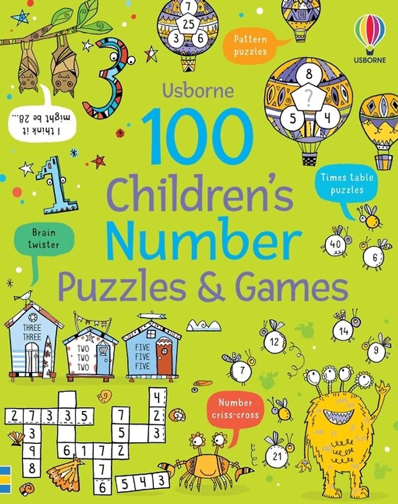 100 Children's Puzzles and Games: Number