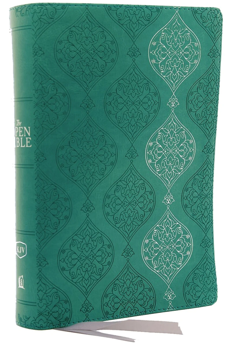 The KJV Open Bible: Complete Reference System, Burgundy Leathersoft, Red Letter, Comfort Print: King James Version: System