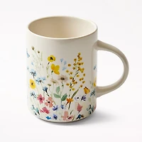 Painted Spring Floral Mug