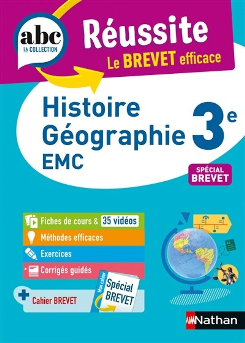 Histoire géo, enseignement moral et civique 3e: nouveau programme, brevet 2017