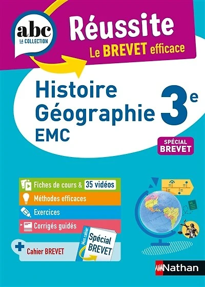 Histoire géo, enseignement moral et civique 3e: nouveau programme, brevet 2017