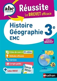 Histoire géo, enseignement moral et civique 3e: nouveau programme, brevet 2017
