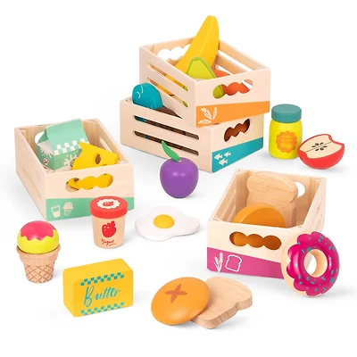 B. Toys Little Foodie Wooden Food Groups