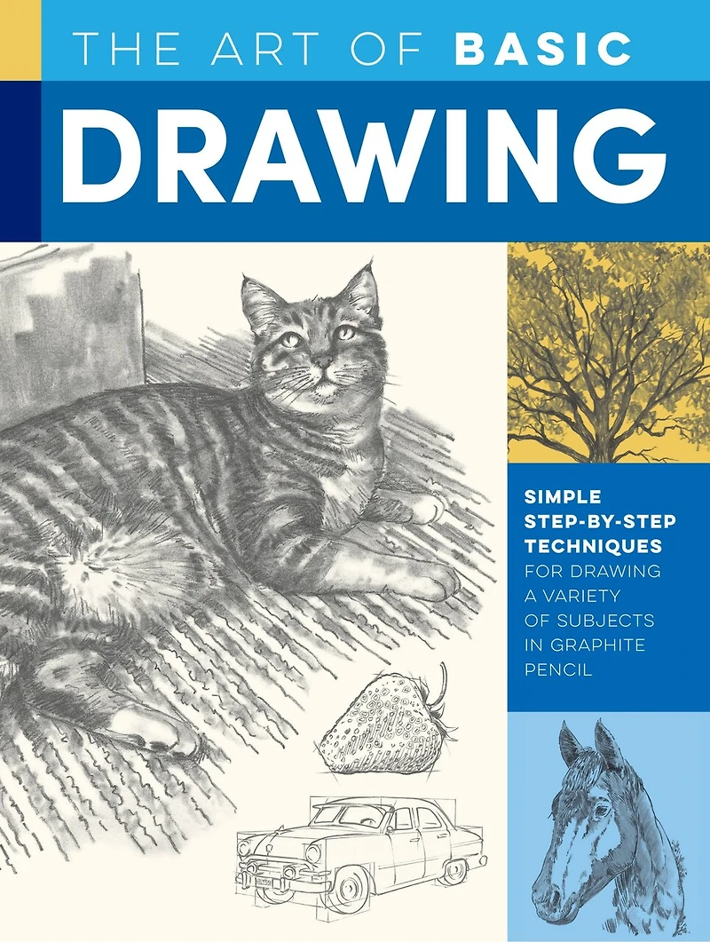 Art of Basic Drawing: Simple step-by-step techniques for drawing a variety subjects graphite pencil