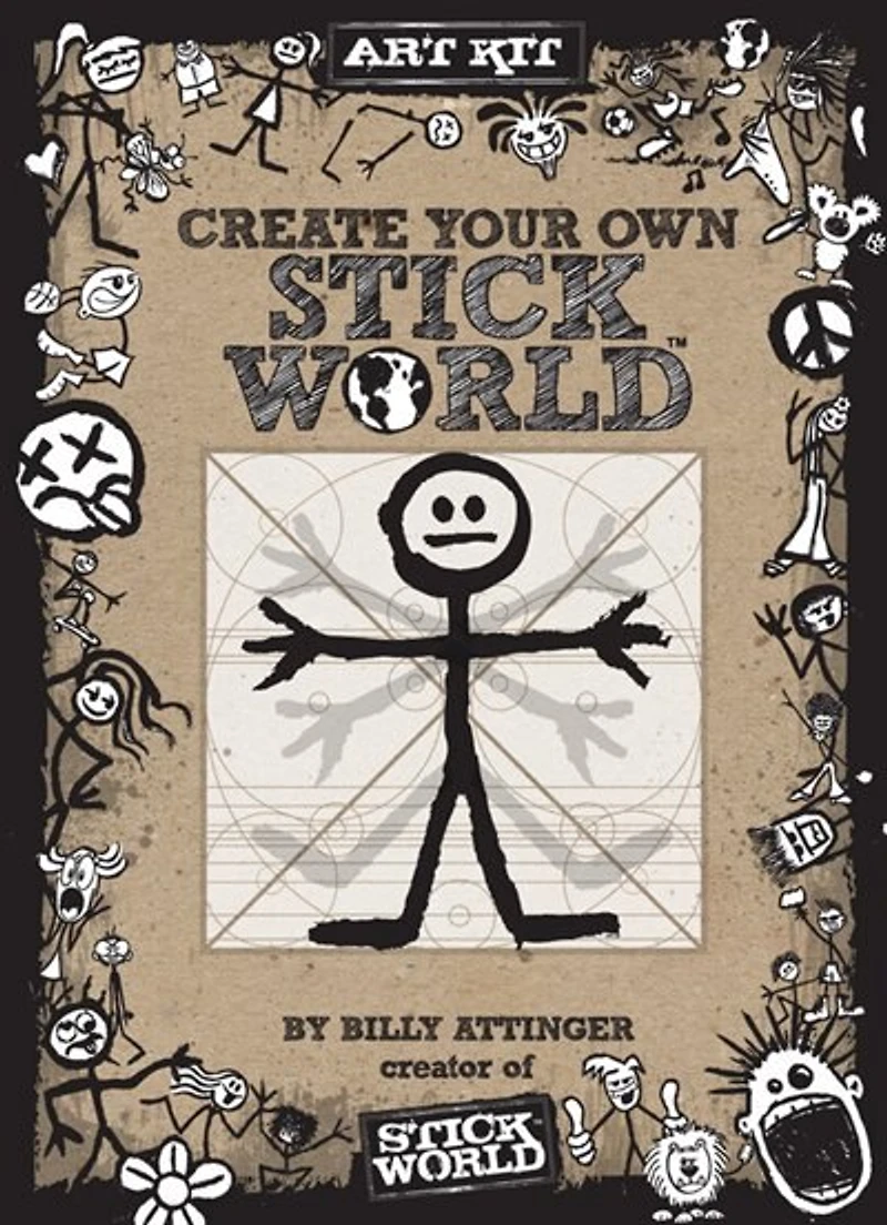 Create Your Own Stick World Kit: Includes Technique Book, Pens, And 80 Page Drawing Journal!