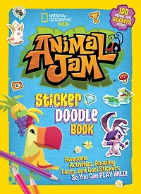 Animal Jam Sticker Doodle Book