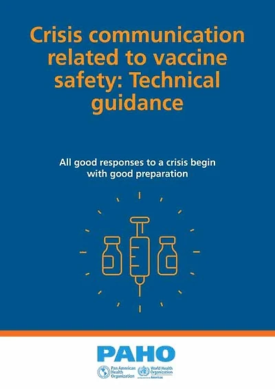 Crisis communication related to vaccine safety: Technical guidance