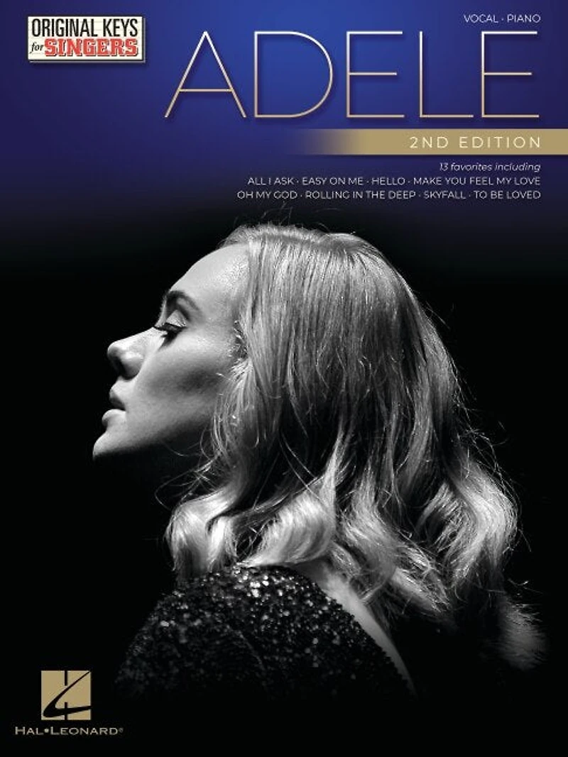 Adele - Original Keys for Singers 2nd Edition: Vocal Arrangements with Piano Accompaniment