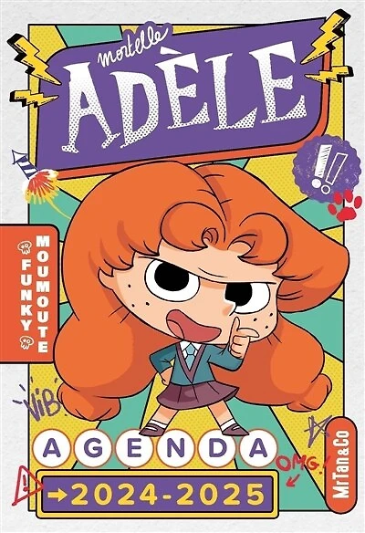 Agenda scolaire Mortelle Adèle 2024-2025