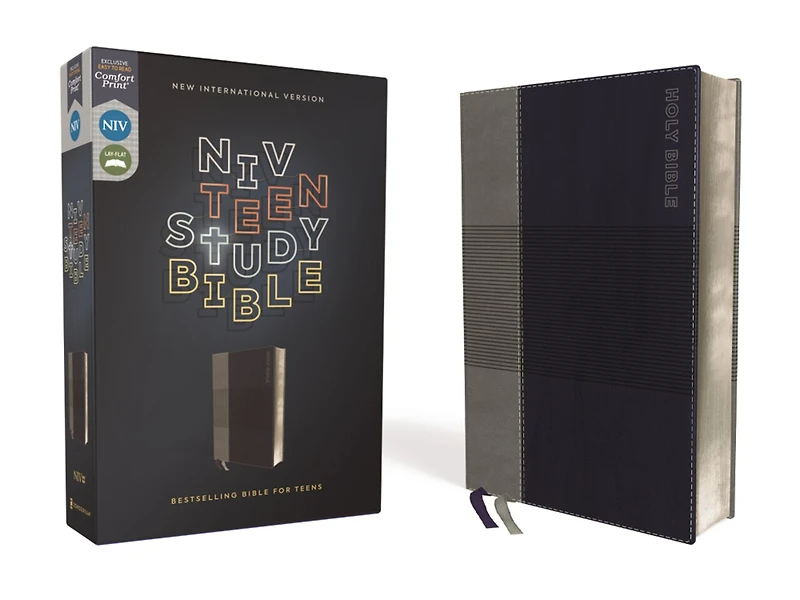 NIV, Teen Study Bible (For Life Issues You Face Every Day), Hardcover, Navy, Comfort Print