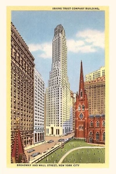 Vintage Journal Irving Trust Company Building, New York City