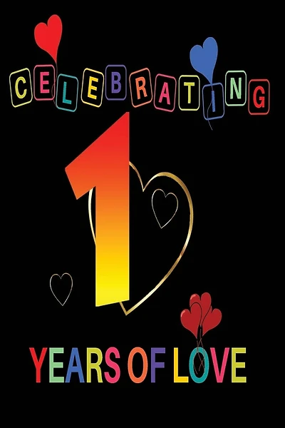 Celebrating 1 years Of Love: Personalized Anniversary Book - First Wedding Anniversary Gift For Husband & Wife