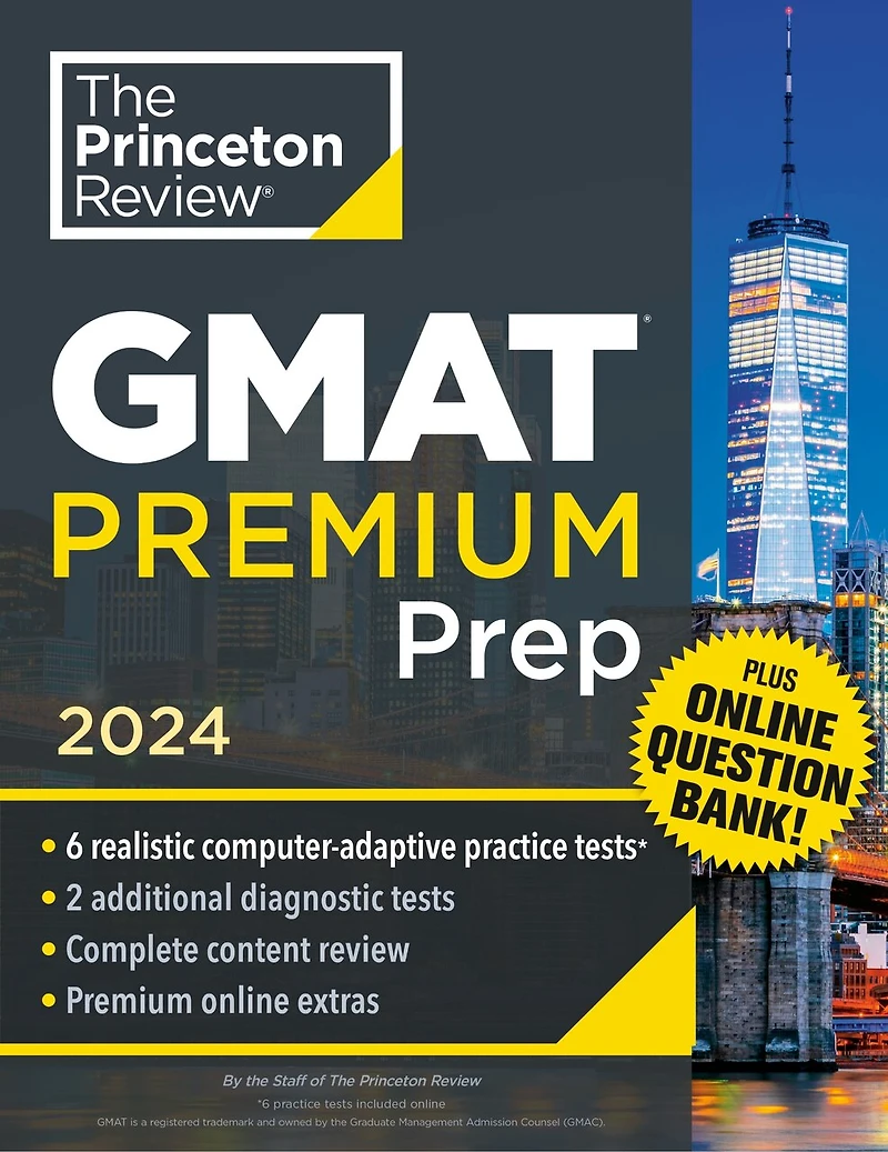 Princeton Review GMAT Focus Premium Prep: 3 Full-Length CAT Practice Exams + 2 Diagnostic Tests Complete Content