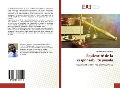 EquivocitE de la responsabilitE pEnale: Cas des infractions non-intentionnelles