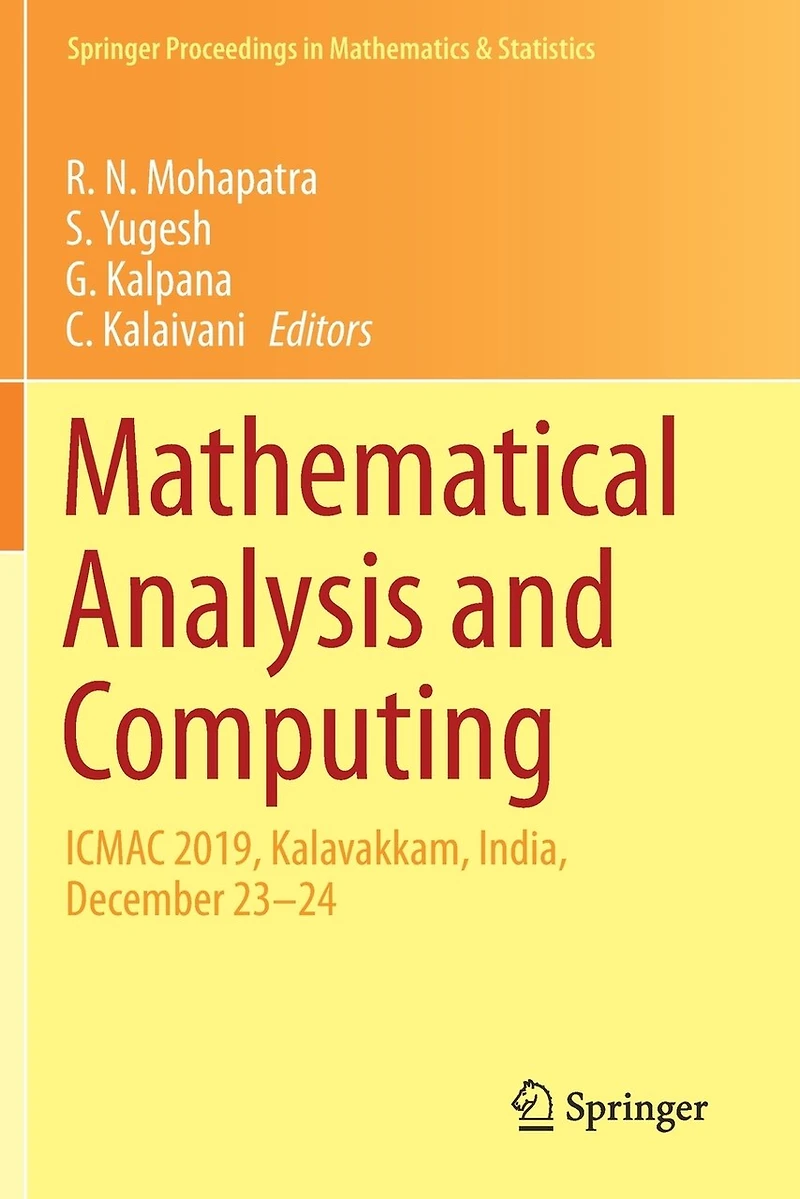 Mathematical Analysis and Computing: ICMAC 2019, Kalavakkam, India, December 23-24